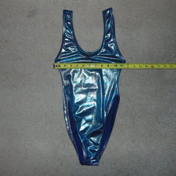 JValentine Metalic Silver Swimsuit S/M - Picture 6 of 6